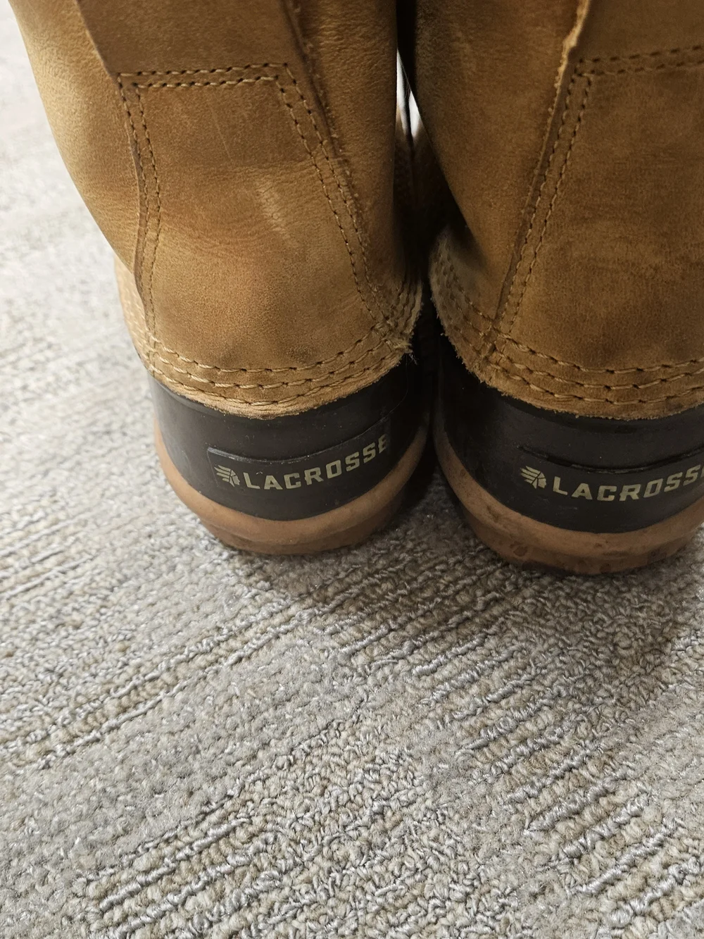 LaCrosse Men's Brown/Tan Waterproof Duck Boots